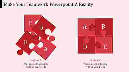 teamwork powerpoint-Make Your Teamwork Powerpoint A Reality-red